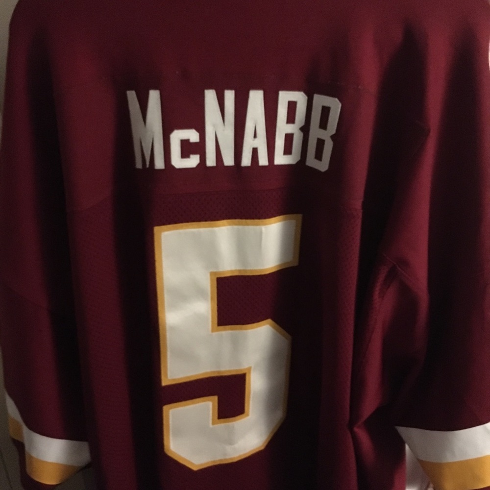 Reebok Donovan McNabb Redskins jersey Fit is Huge